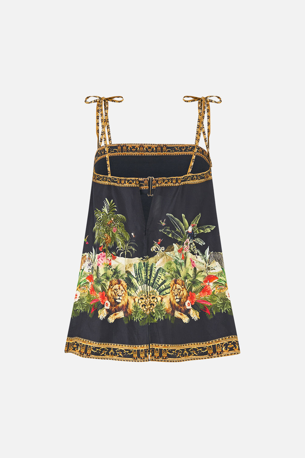 The CAMILLA Straight Scarf Top Palace Zoology in our Palace Zoology print.