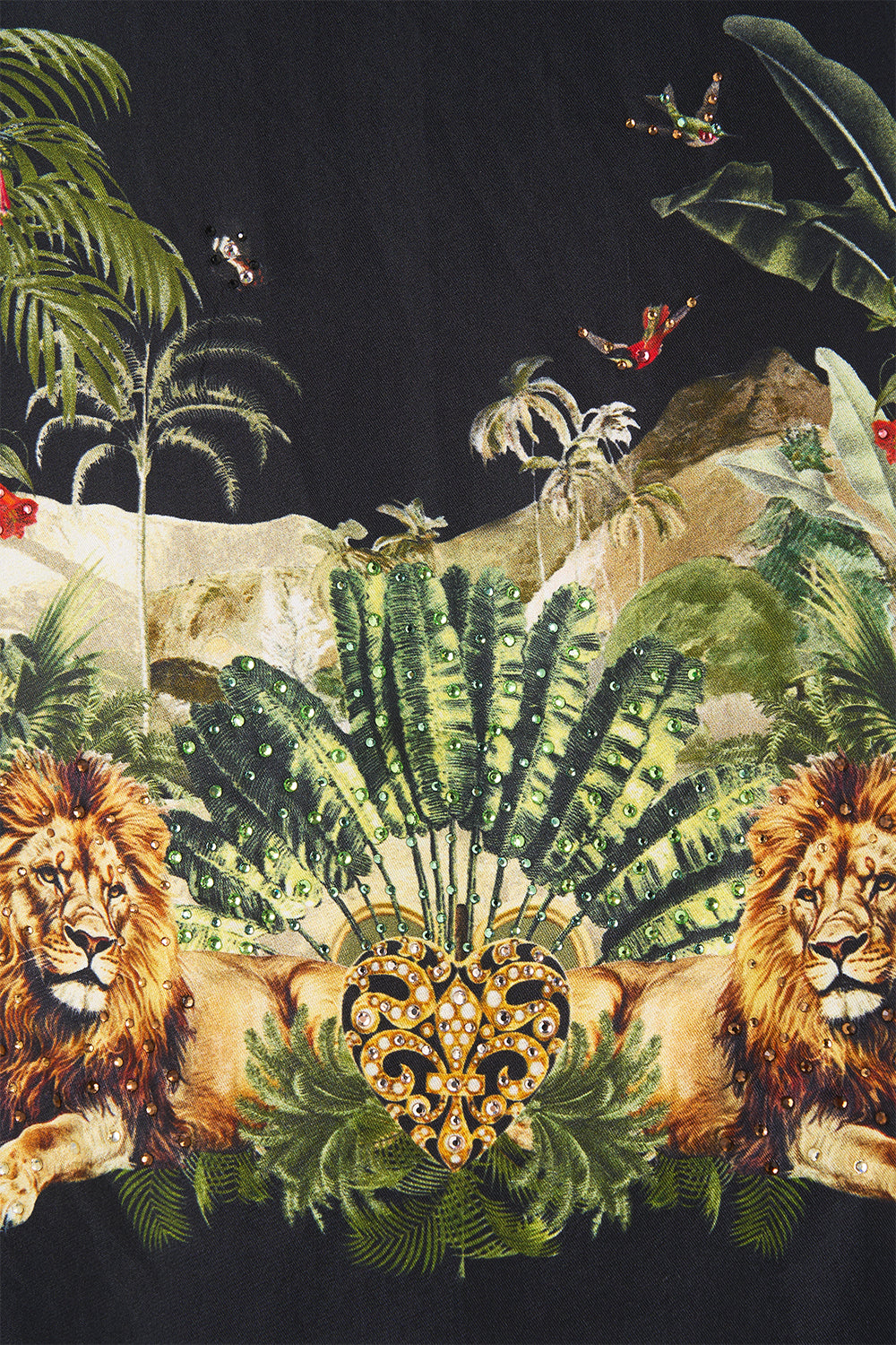 The CAMILLA Straight Scarf Top Palace Zoology in our Palace Zoology print.