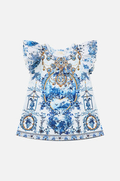 ROBE TEE À MANCHES BRODÉES BÉBÉS THE PORCELAIN PARLOUR