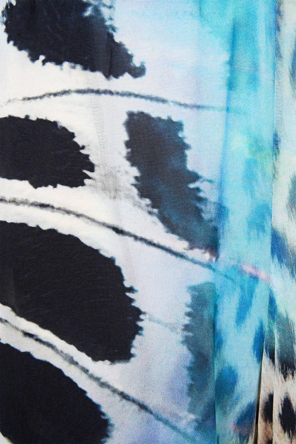 STRAIGHT LEG JERSEY PANTS WITH SIDE PANELS BUTTERFLY BOHEMIA