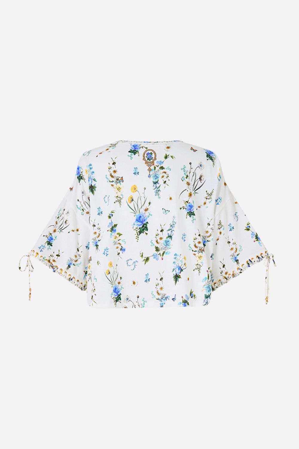 The CAMILLA BOXY CROP TEE DANDELION SKIES
