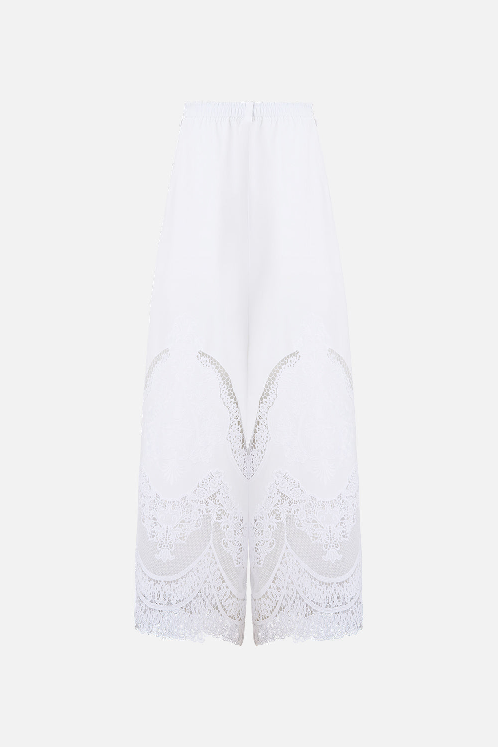 The CAMILLA WIDE LEG WAISTED PANT DANDELION SKIES