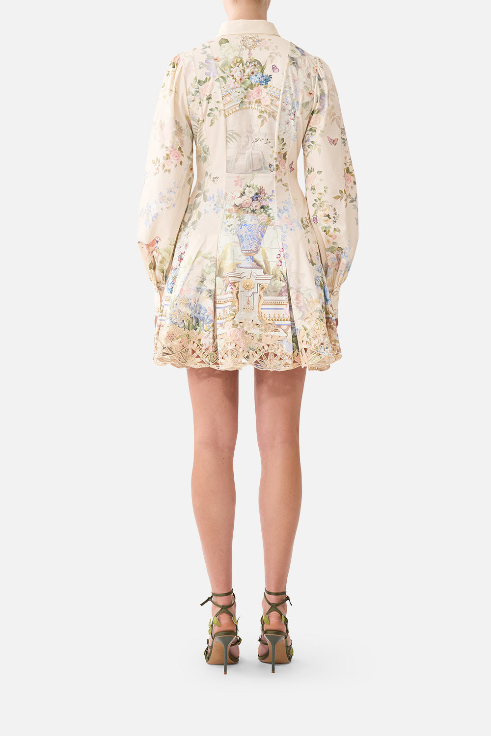 SHORT BUTTON FRONT SHIRT DRESS MIDSUMMER MASTERPIECE