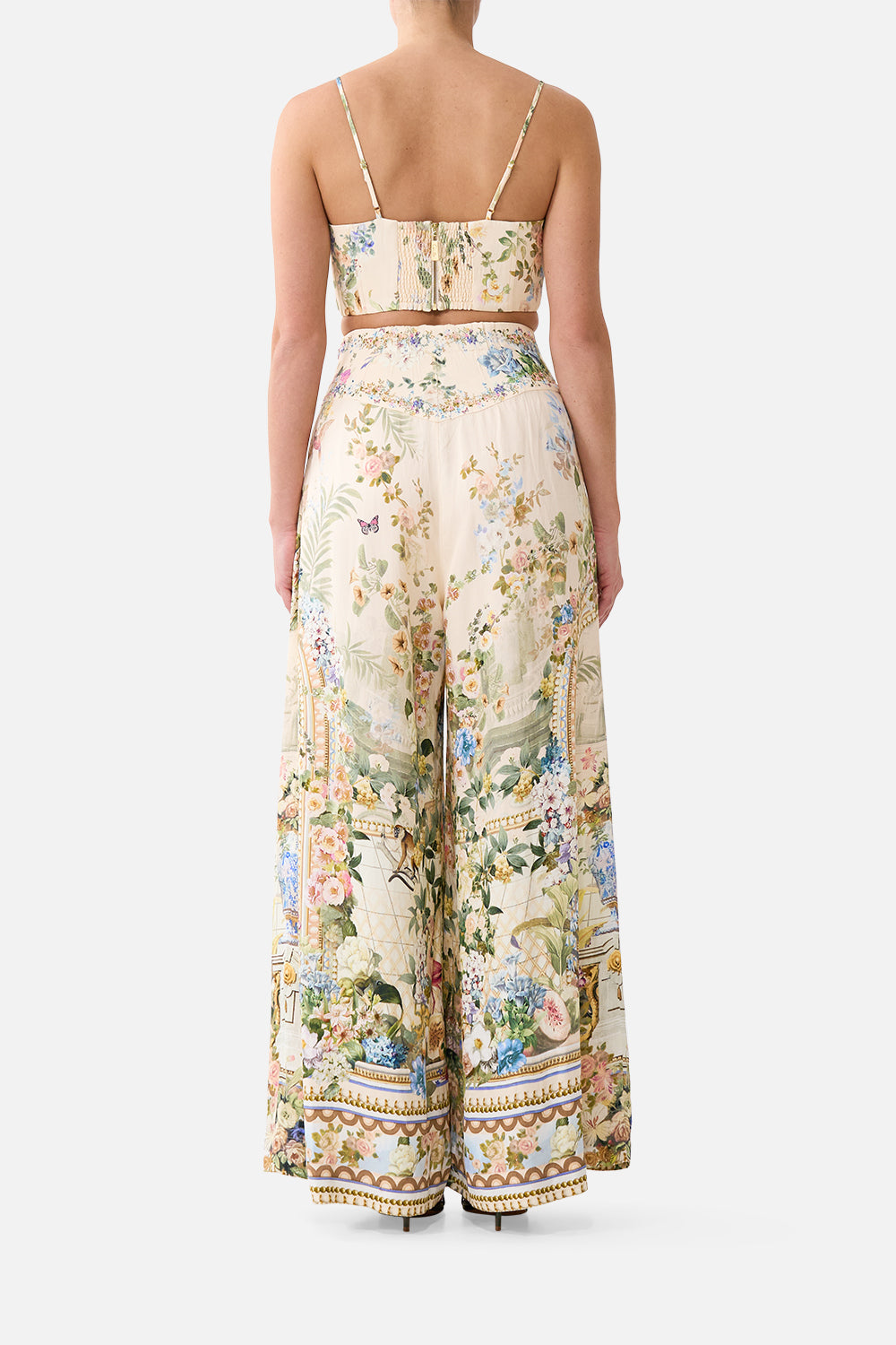 The CAMILLA CORSET WAIST WIDE LEG PANT MIDSUMMER MASTERPIECE
