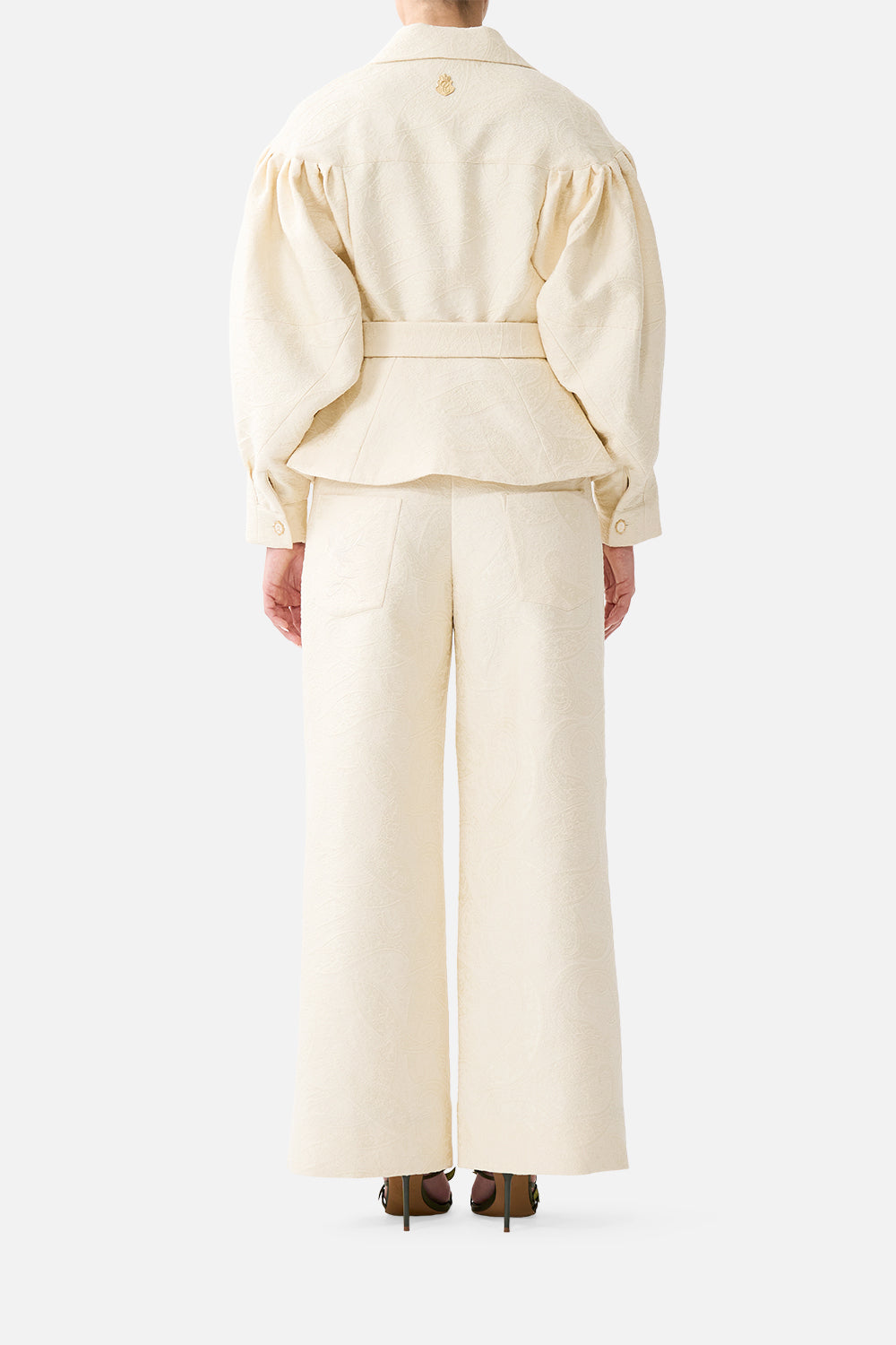 The CAMILLA RELAXED TROUSER WITH BACK YOKE MIDSUMMER MASTERPIECE