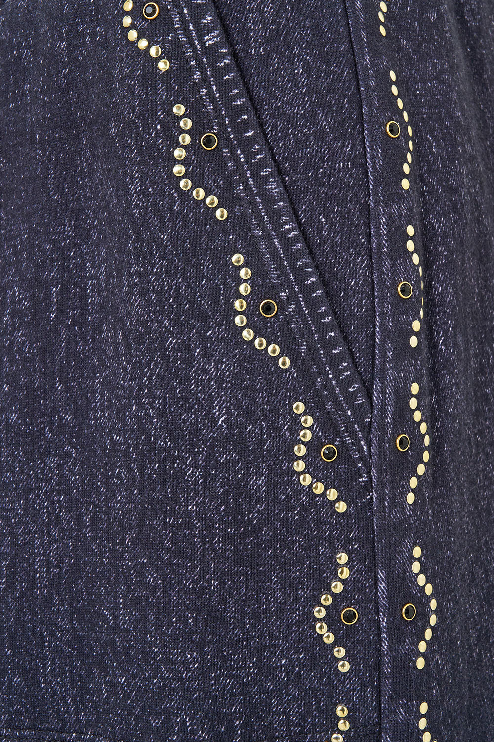 STRAIGHT LEG TRACK PANT CLOAKED IN BAROQUE