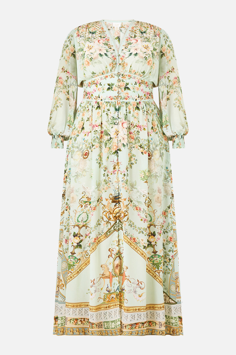 ROBE BOUTONNÉE AVEC TAILLE AJUSTÉE WILDFLOWER WUNDERLAND