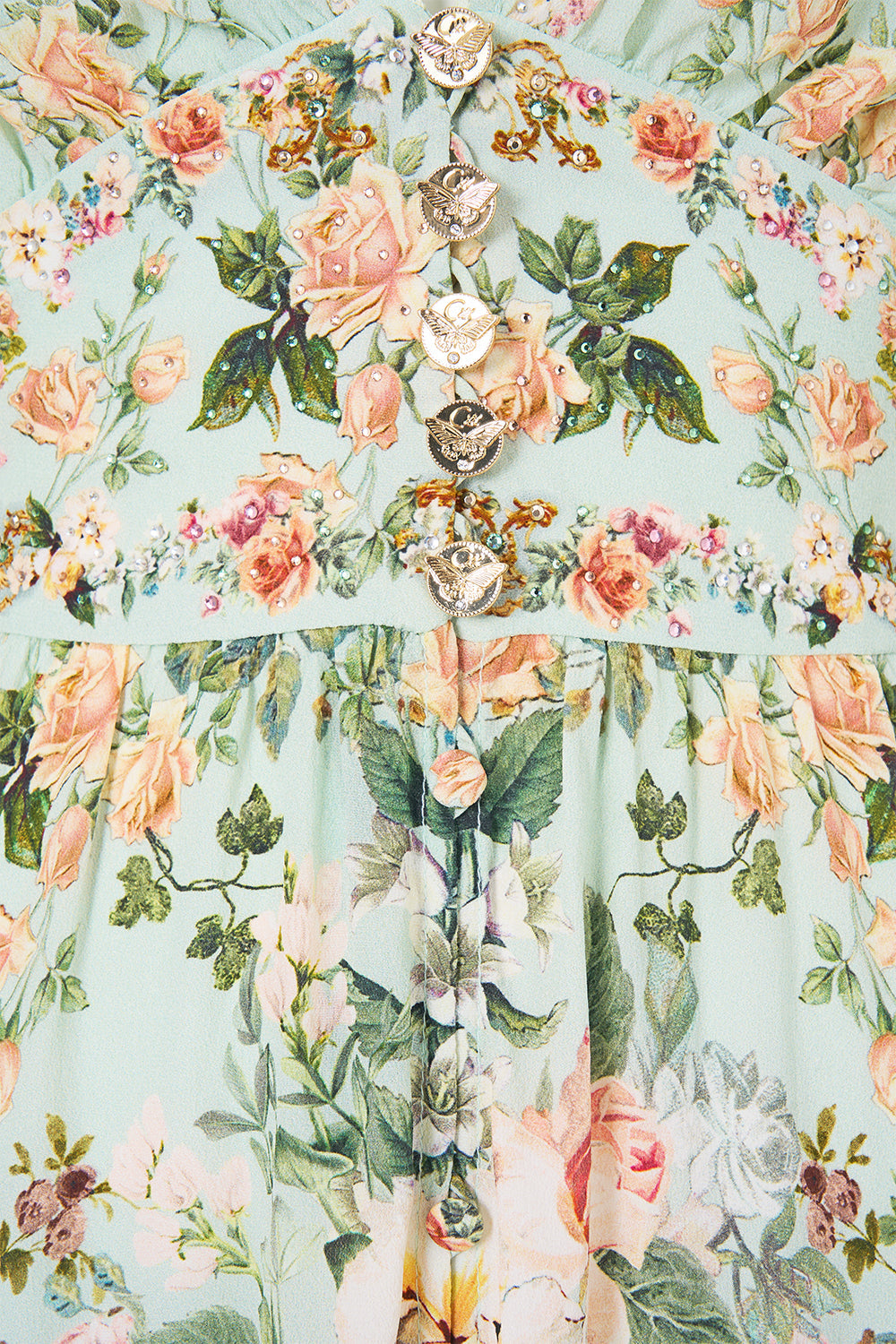 ROBE BOUTONNÉE AVEC TAILLE AJUSTÉE WILDFLOWER WUNDERLAND