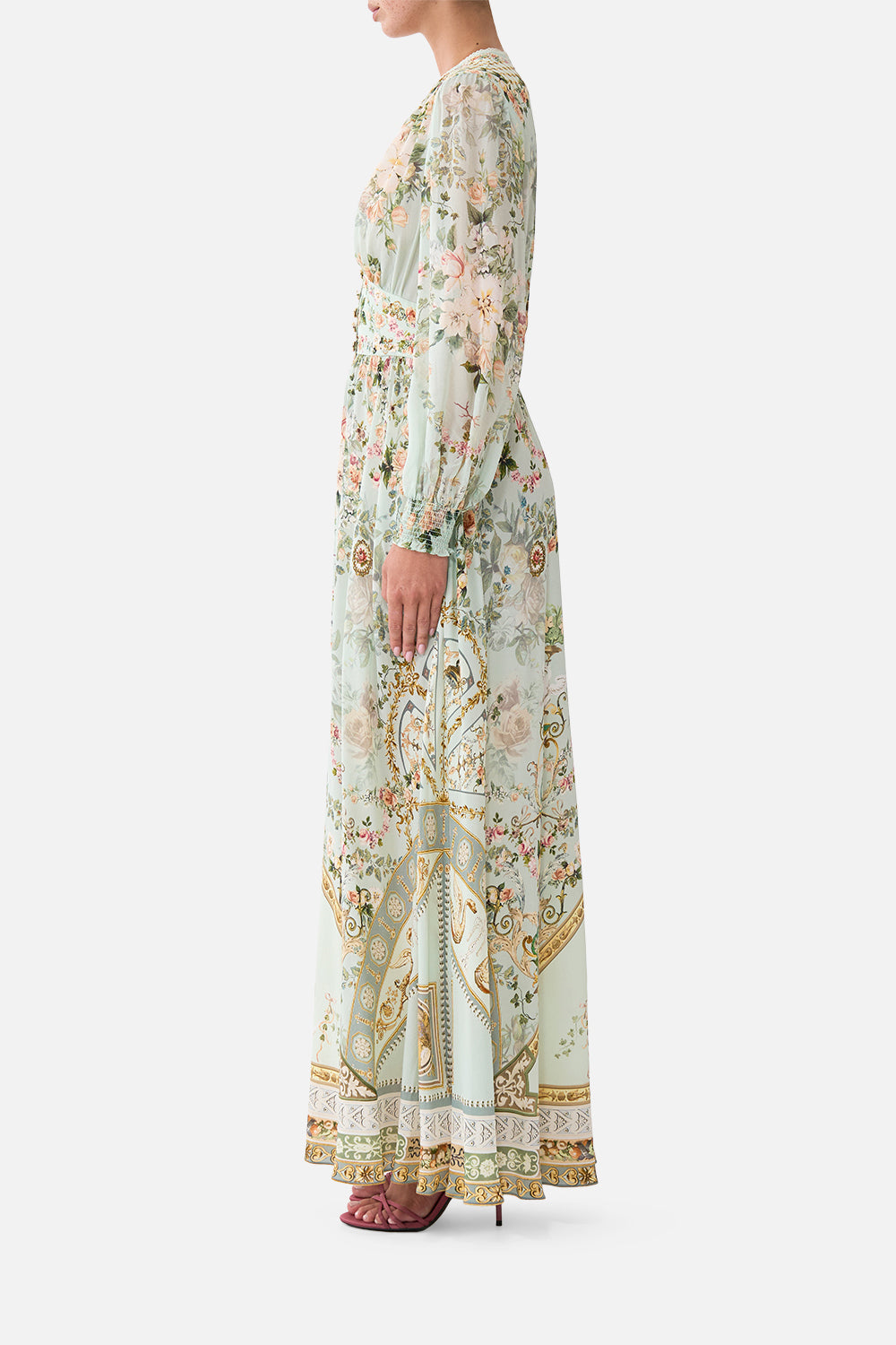 ROBE BOUTONNÉE AVEC TAILLE AJUSTÉE WILDFLOWER WUNDERLAND