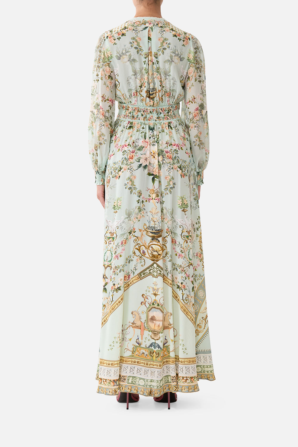 ROBE BOUTONNÉE AVEC TAILLE AJUSTÉE WILDFLOWER WUNDERLAND