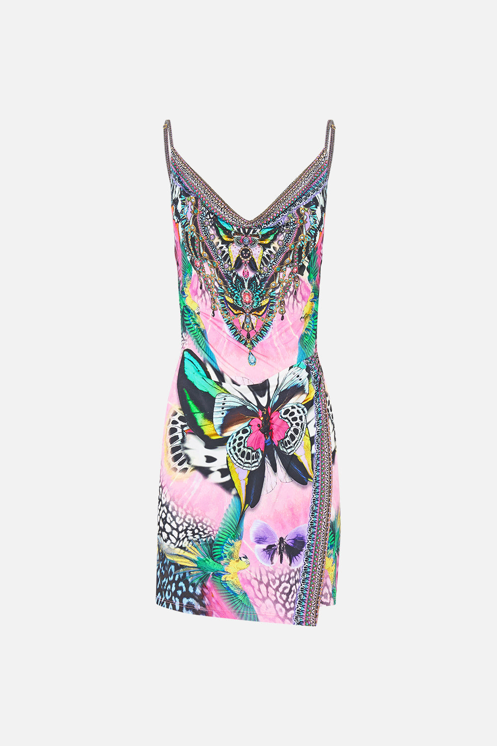 DRAPE JERSEY MINI DRESS MILLAMORPHOSIS