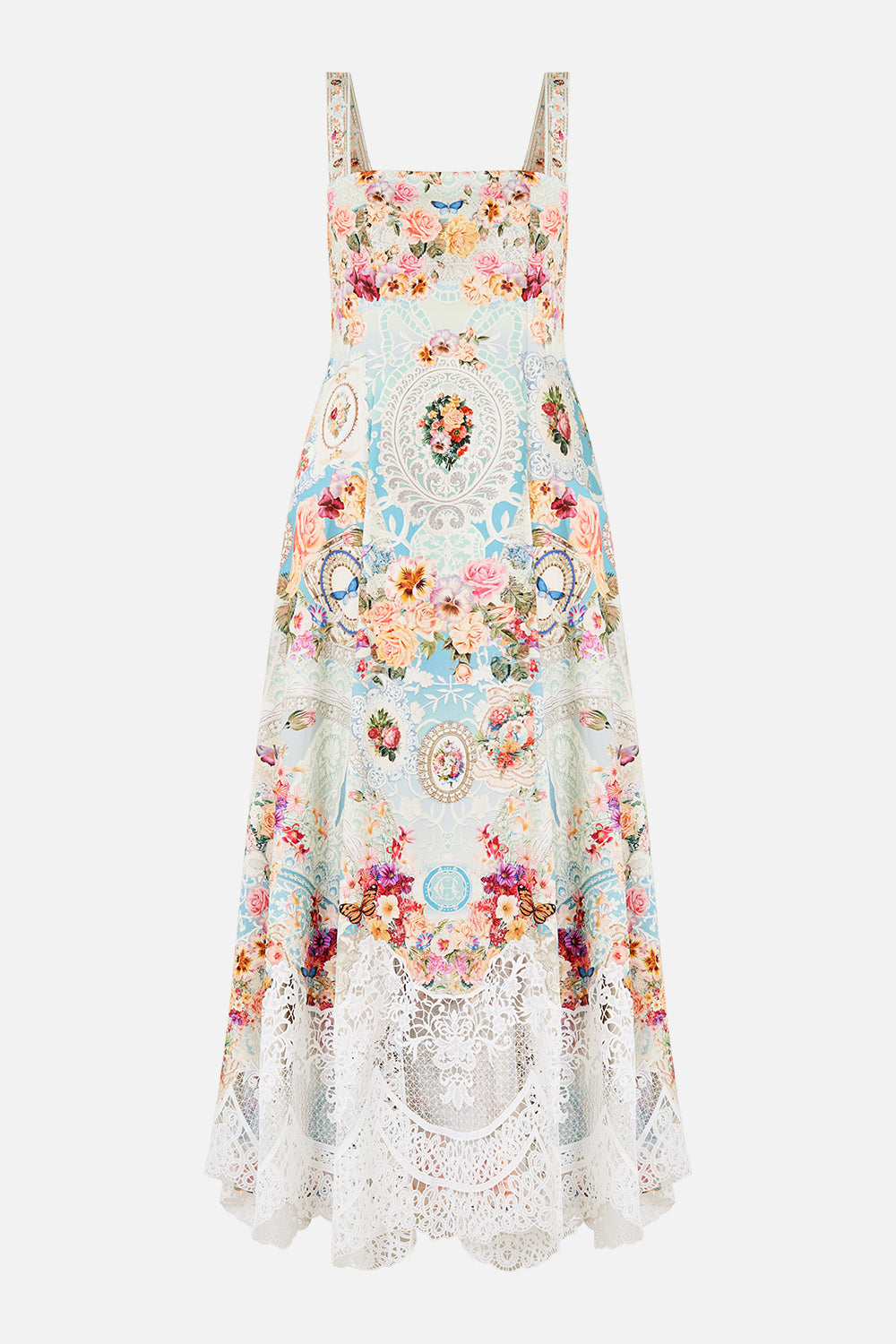 LONG FIT AND FLARE DRESS A TASTE FOR LACE