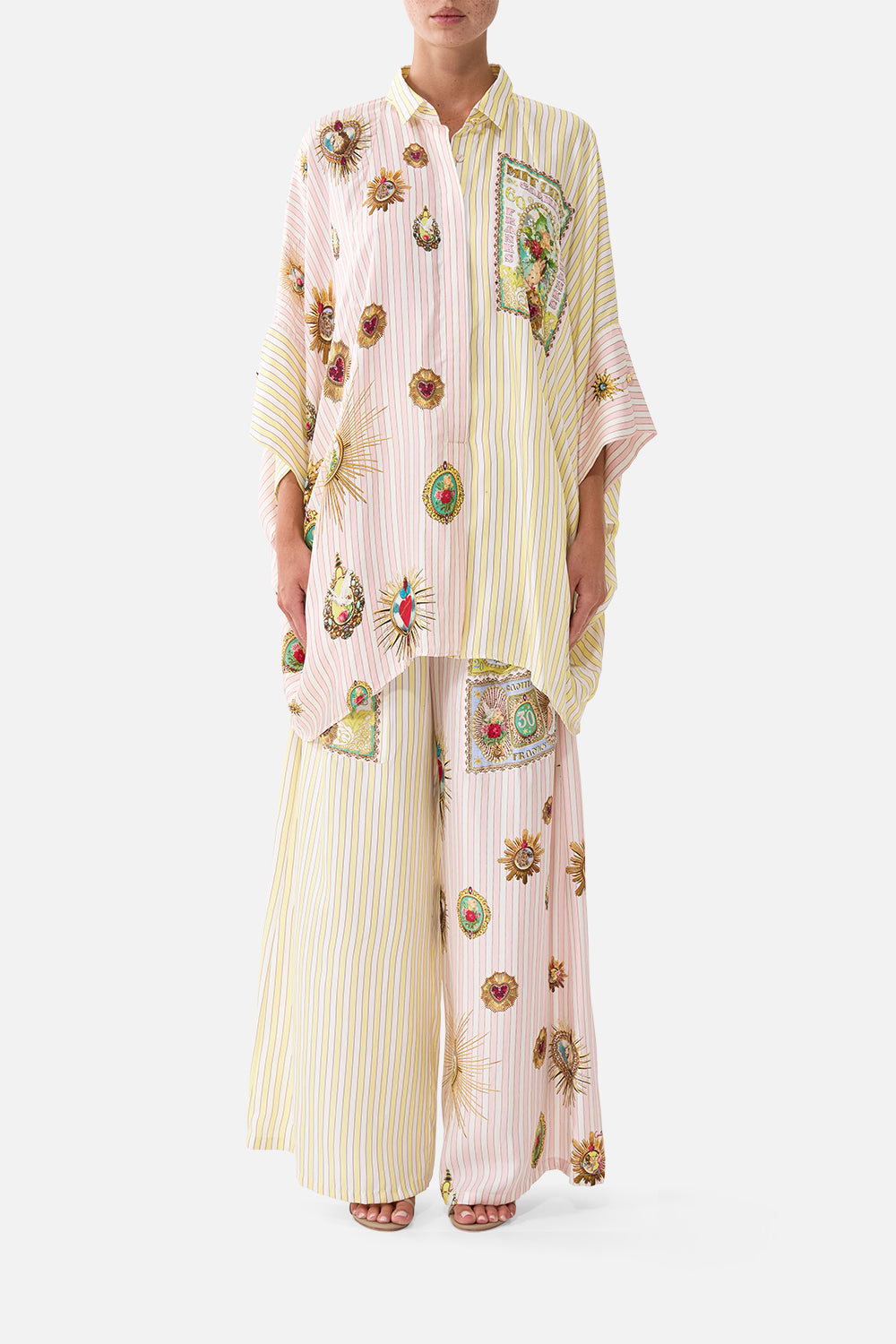 CHEMISE CHAUVE-SOURIS PRIÈRES PEINTES
