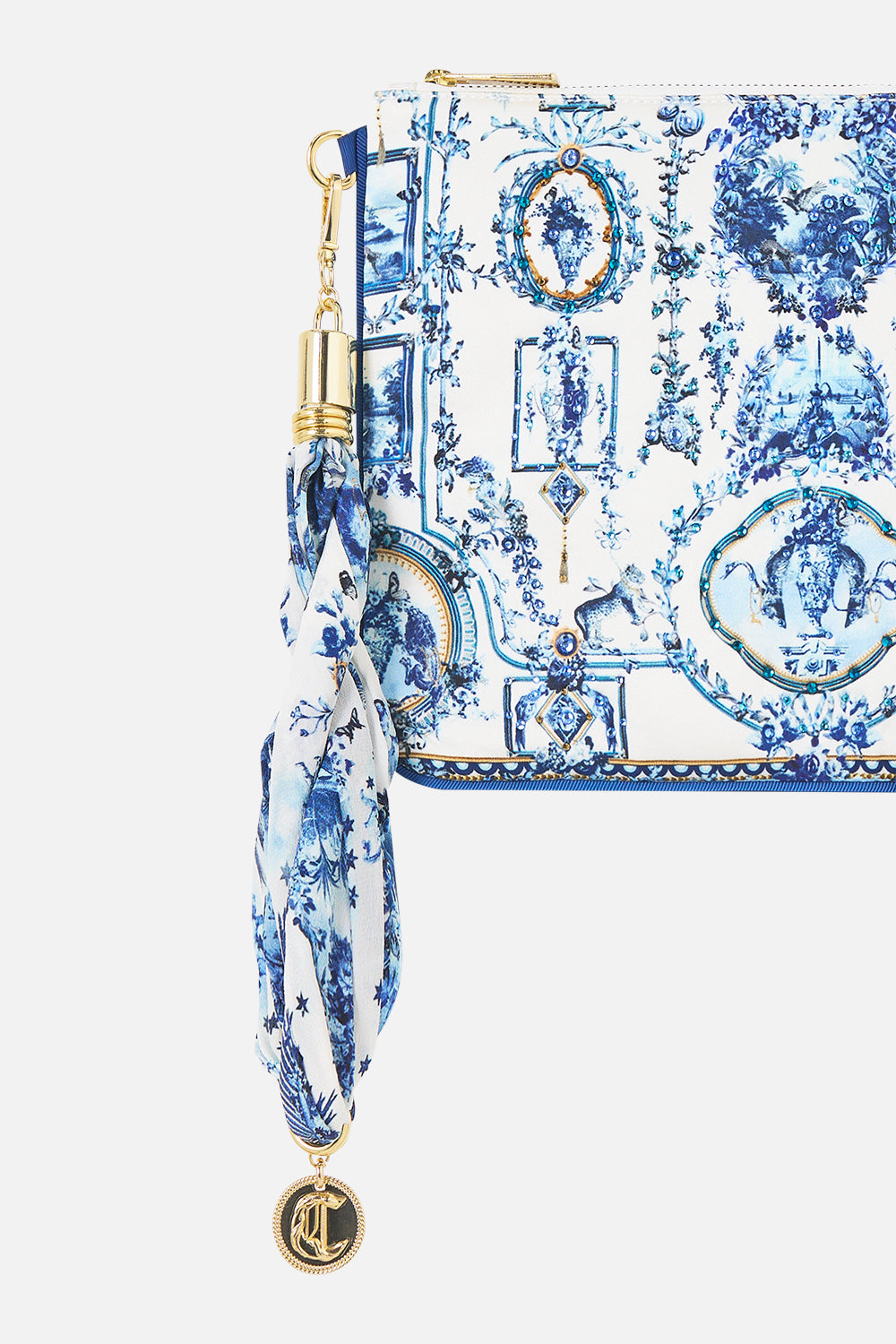 The CAMILLA SCARF CLUTCH THE PORCELAIN PARLOUR