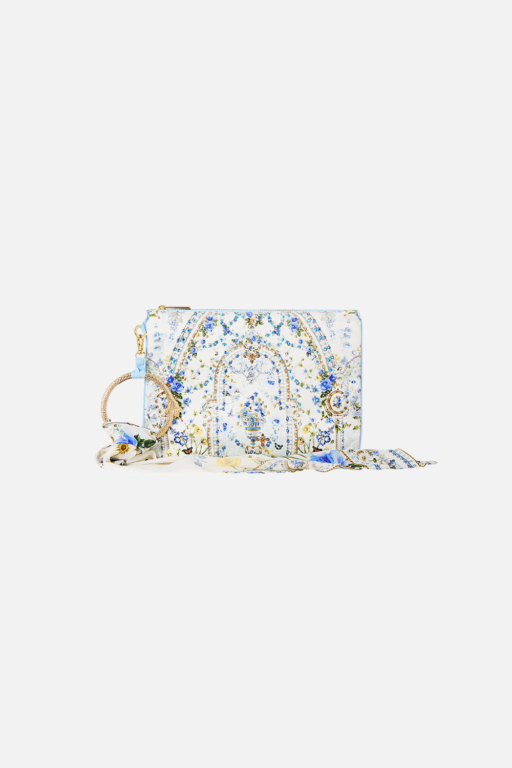 ANNEAU FOULARD POCHETTE CIELS PISSENLITS