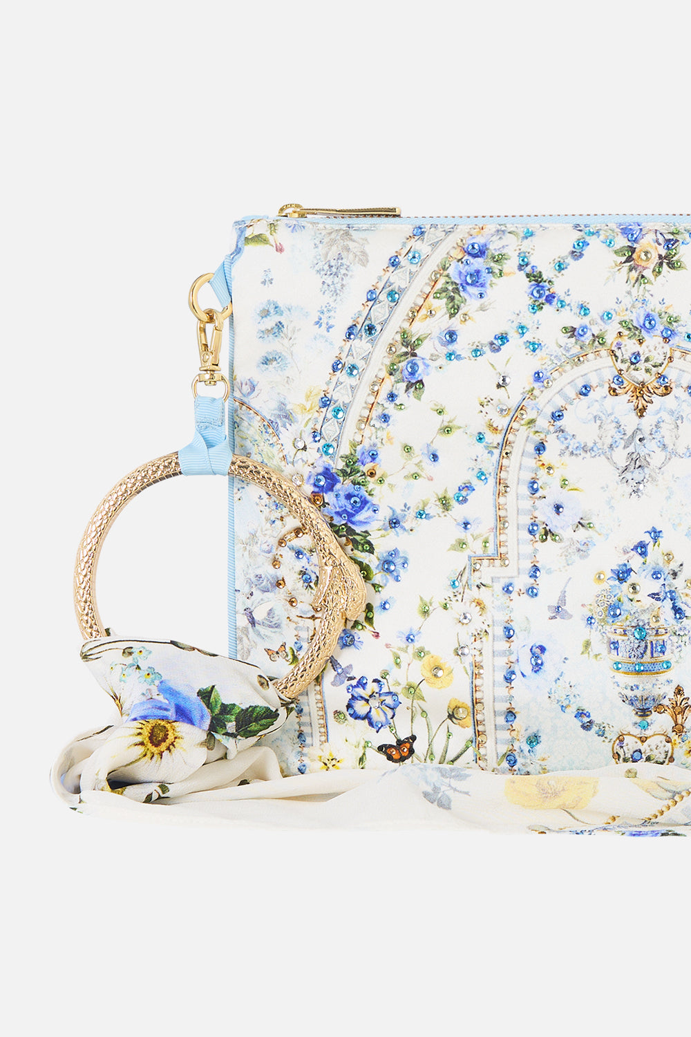 ANNEAU FOULARD POCHETTE CIELS PISSENLITS