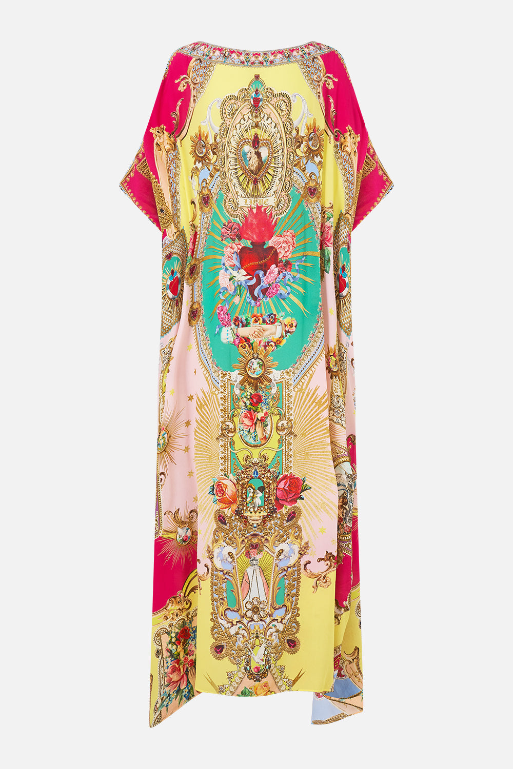 ROUND NECK KAFTAN PAINTED PRAYERS