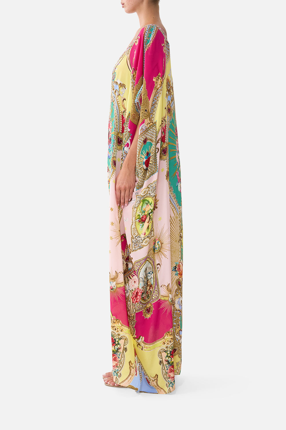 ROUND NECK KAFTAN PAINTED PRAYERS