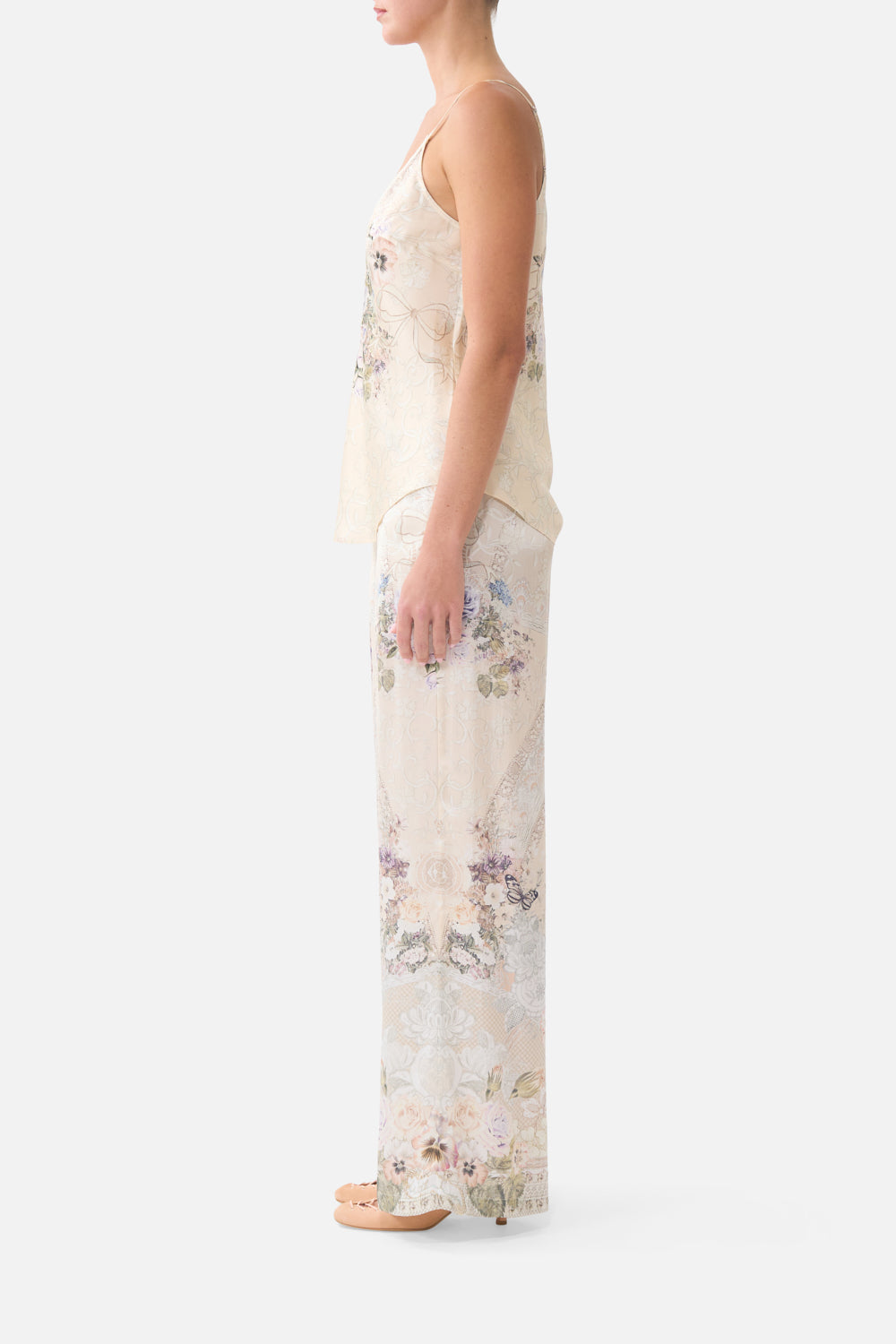 The CAMILLA SMALL CANVAS CLUTCH LEOPARD LIBERTINE in our  print.