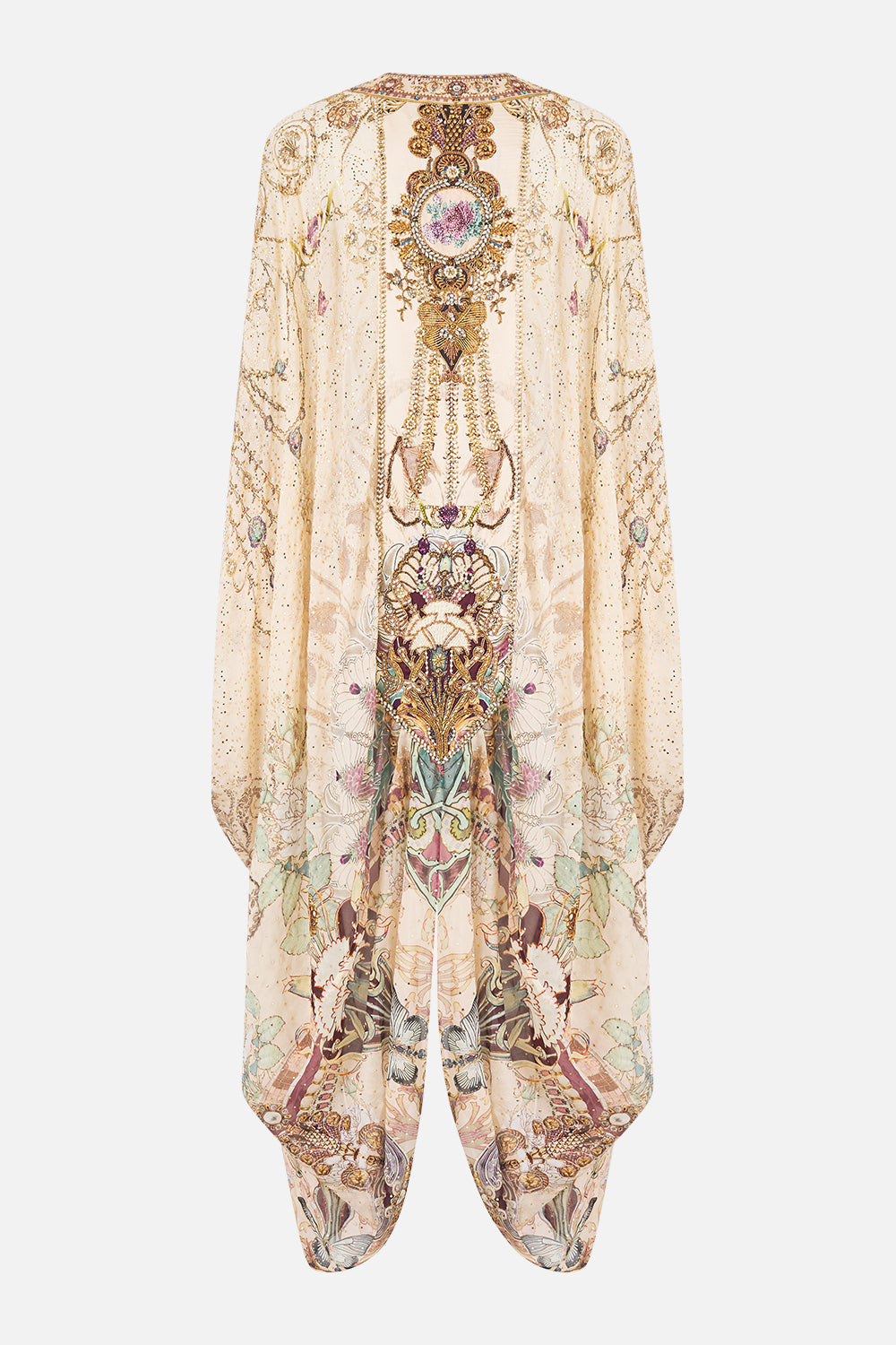 The CAMILLA Layer with Centre Back Panel in our A Meeting of Masterpieces print, back view.