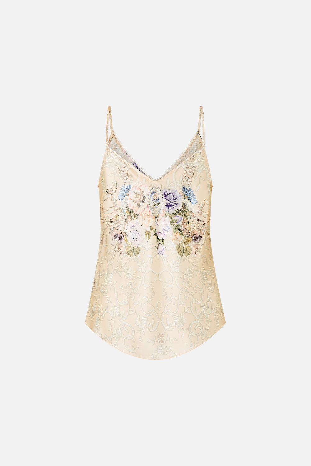 The CAMILLA ROUND NECK KAFTAN PAINTED PRAYERS in our  print.