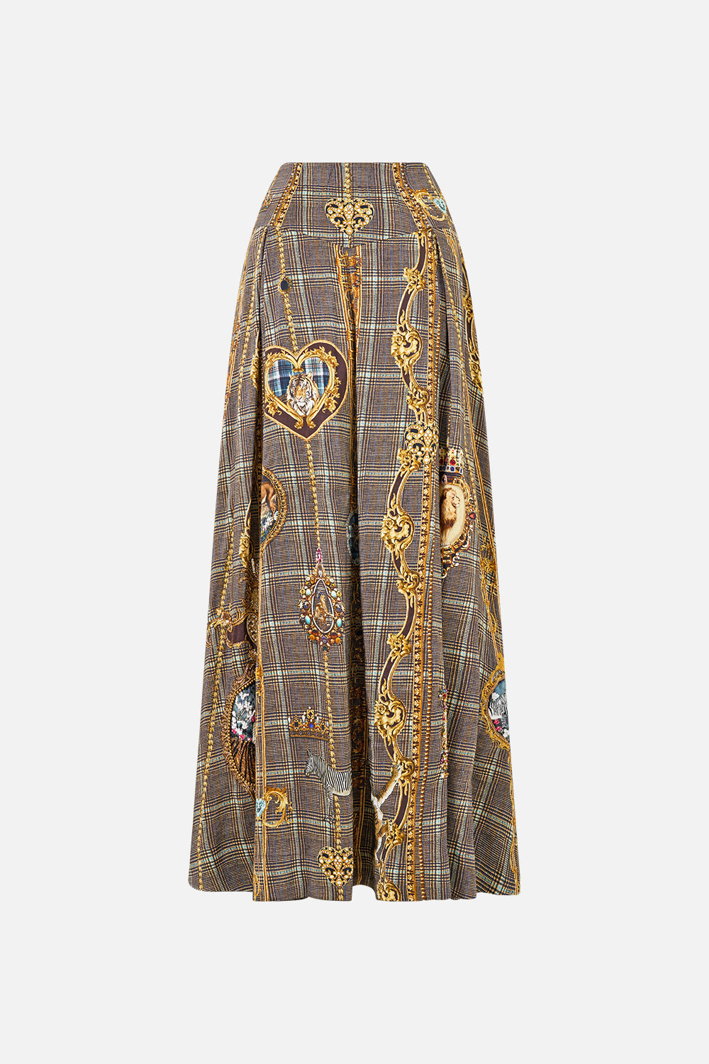 The CAMILLA CORSET WAIST MAXI SKIRT ANIMALS IN THE PALACE