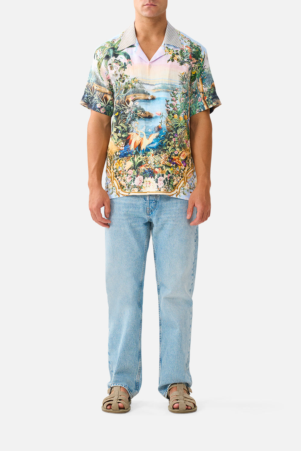 SHORT SLEEVE CABANA SHIRT SISI SOCIETY