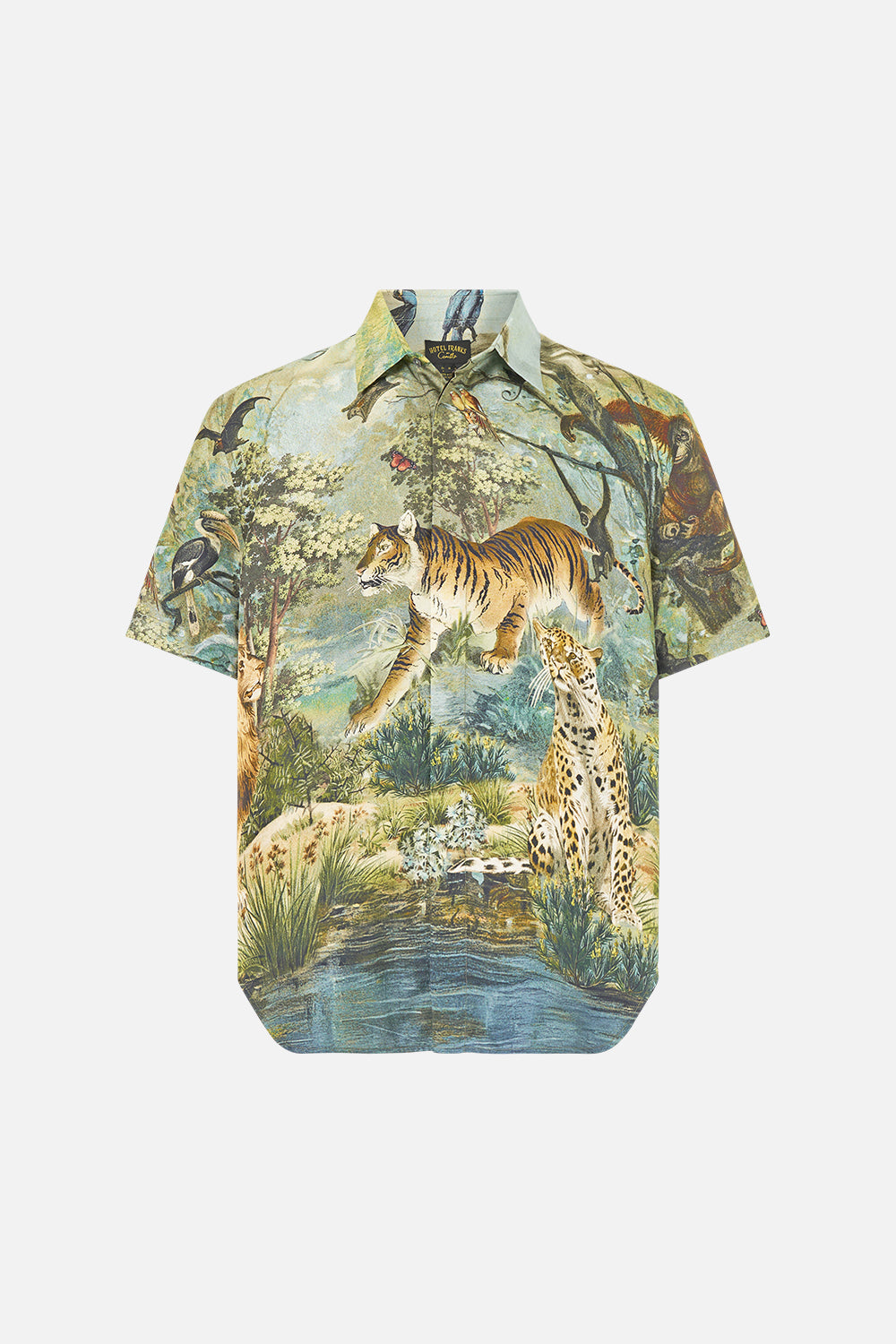 The CAMILLA SHORT SLEEVE OVERSIZED SHIRT ANIMALS IN THE PALACE