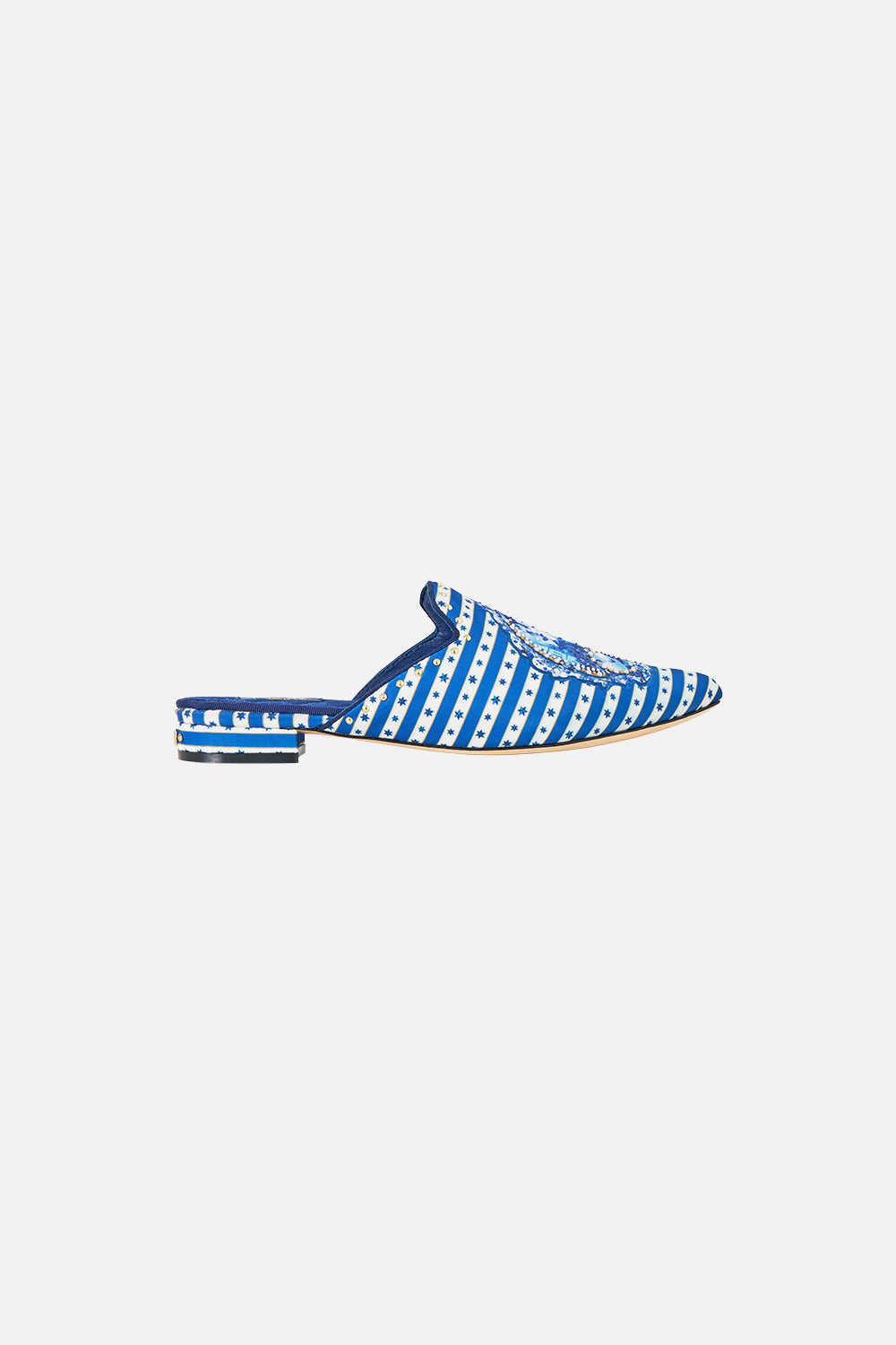 The CAMILLA Belle Embellished Slipper The Porcelain Parlour in our The Porcelain Parlour print.