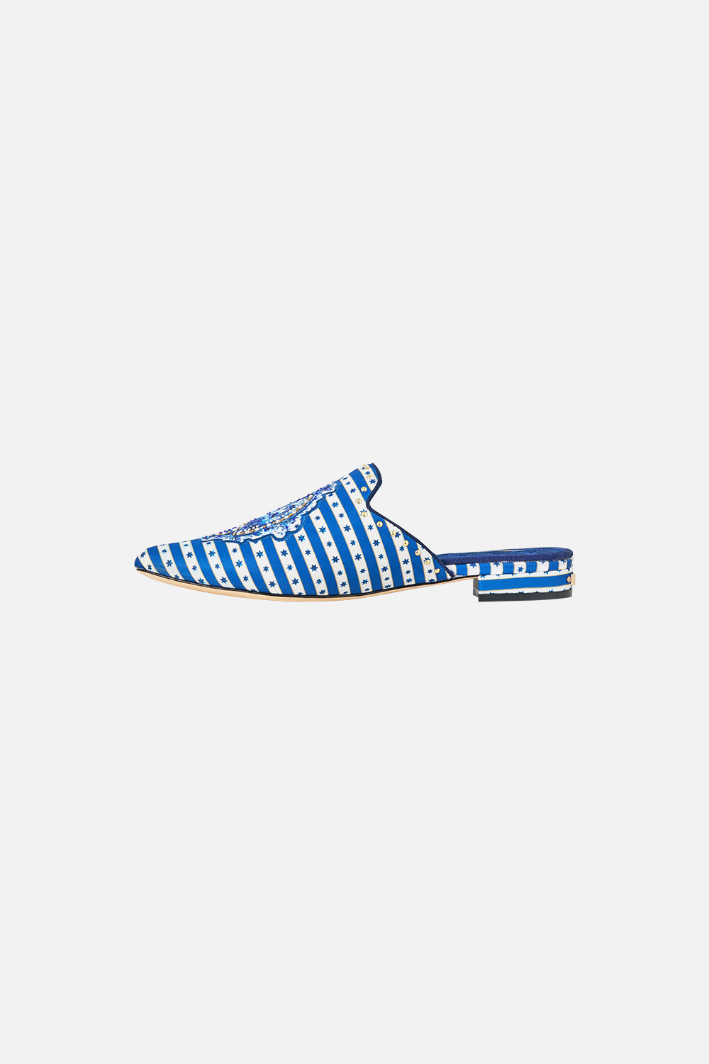 The CAMILLA Belle Embellished Slipper The Porcelain Parlour in our The Porcelain Parlour print.