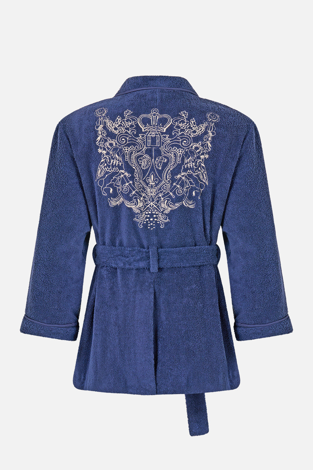 ROBE MI-LONGUE BRODÉE DE MOTIFS BAROQUES