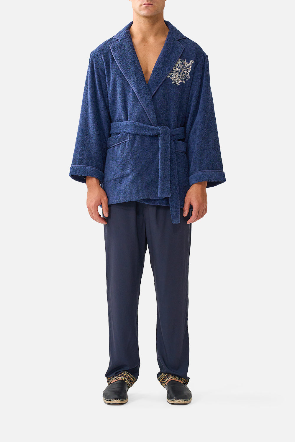 ROBE MI-LONGUE BRODÉE DE MOTIFS BAROQUES
