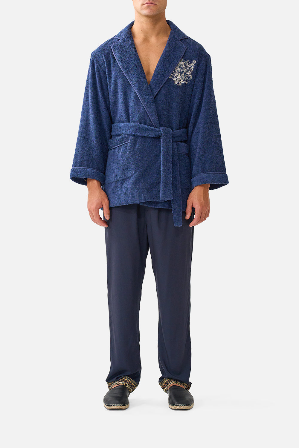PANTALON D'INTÉRIEUR FUSELÉ ET ÉLASTIQUÉ STYLE BAROQUE