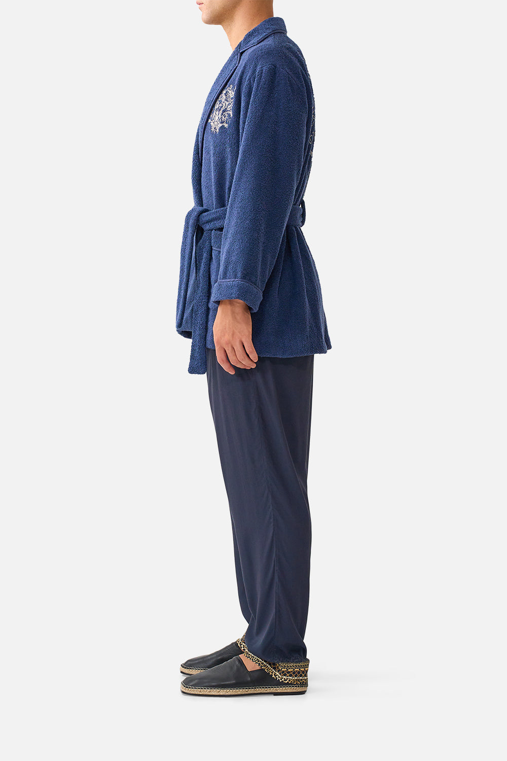 PANTALON D'INTÉRIEUR FUSELÉ ET ÉLASTIQUÉ STYLE BAROQUE