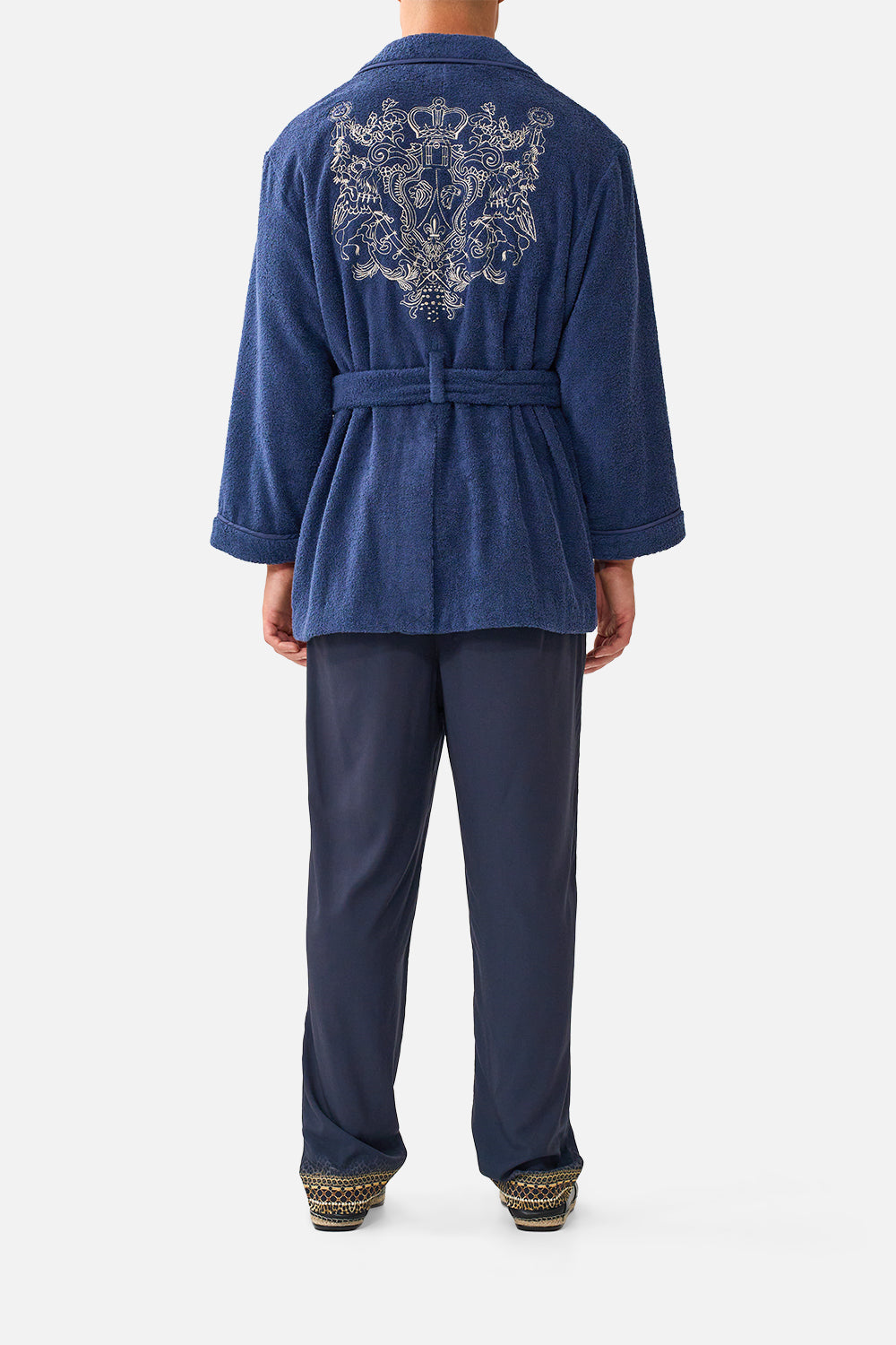 PANTALON D'INTÉRIEUR FUSELÉ ET ÉLASTIQUÉ STYLE BAROQUE