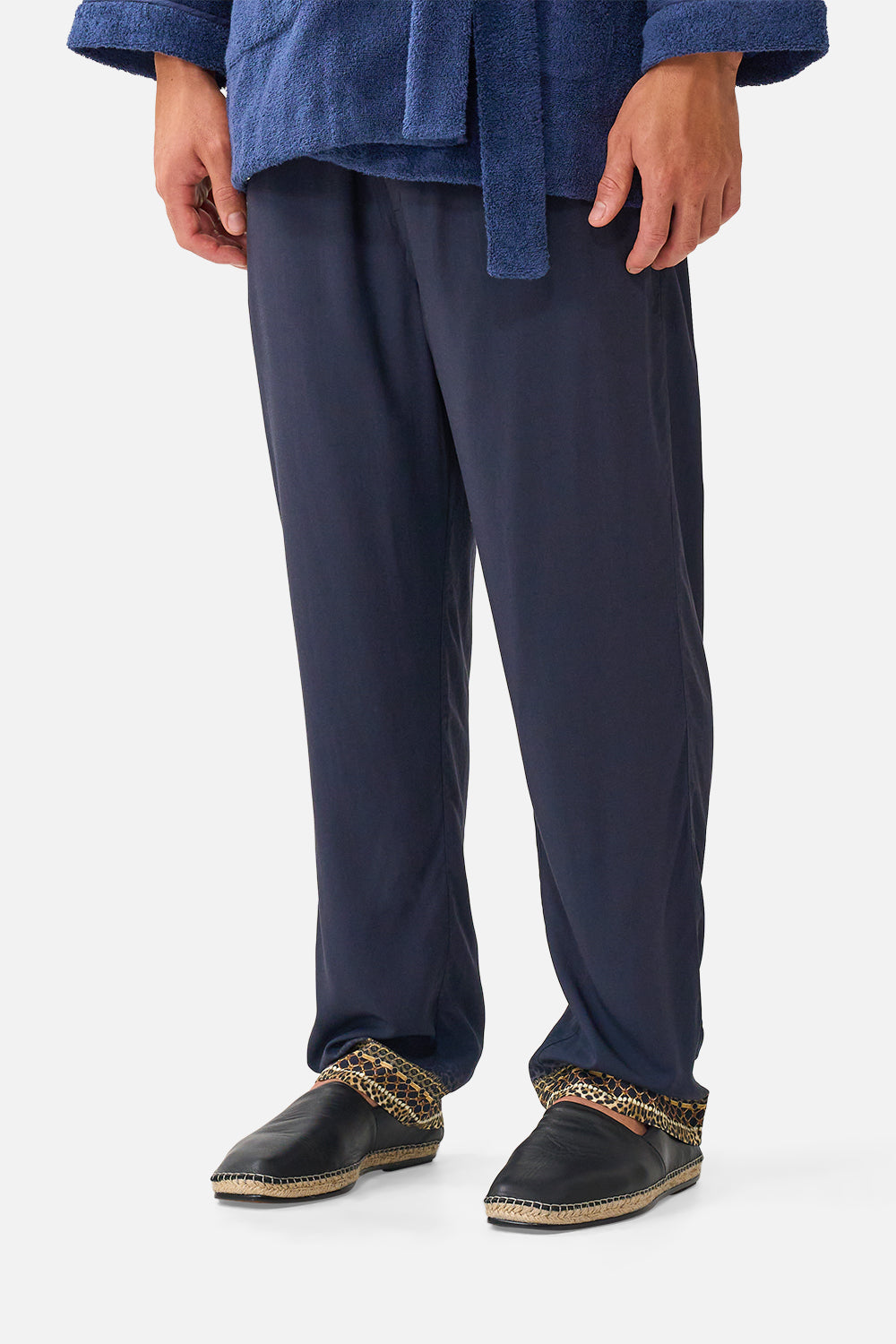 PANTALON D'INTÉRIEUR FUSELÉ ET ÉLASTIQUÉ STYLE BAROQUE