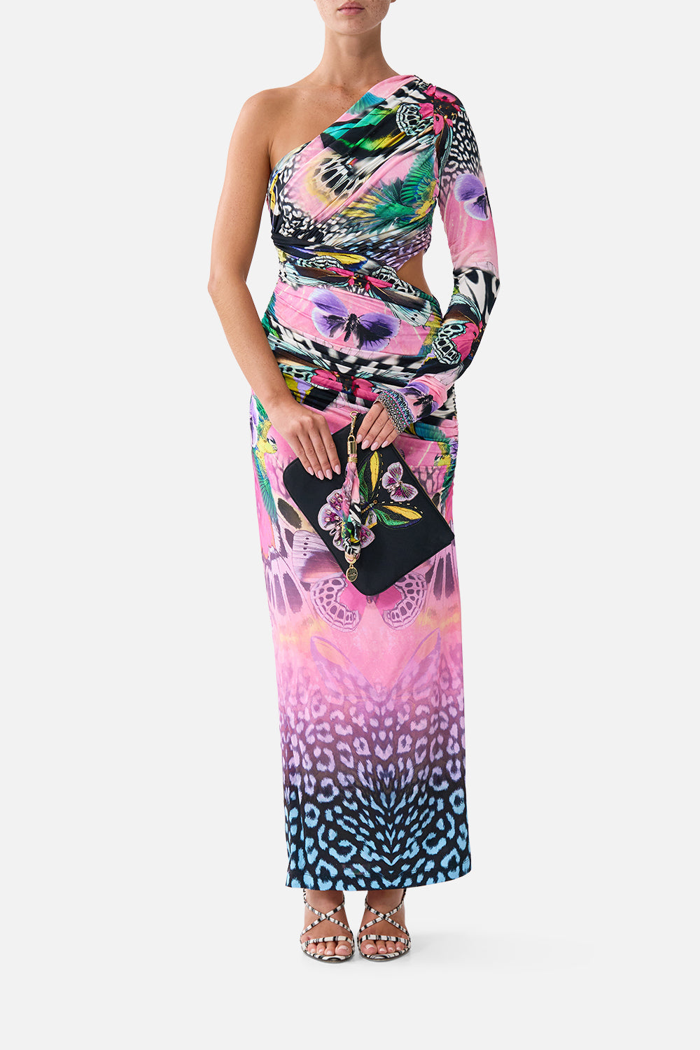 The CAMILLA EMBELLISHED SCARF CLUTCH MILLAMORPHOSIS