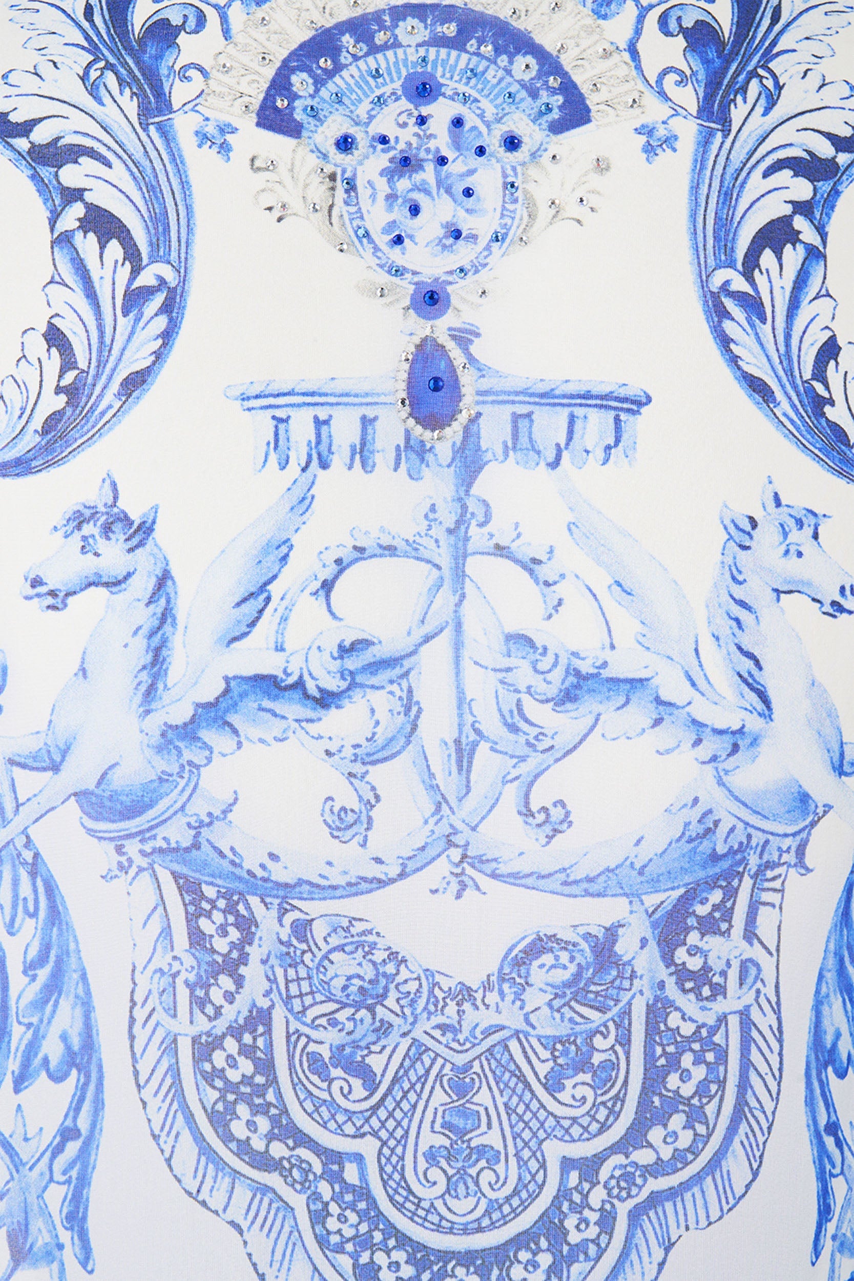 The CAMILLA DRAWSTRING POUCH MUSEUM MEMOIRS in our  print.