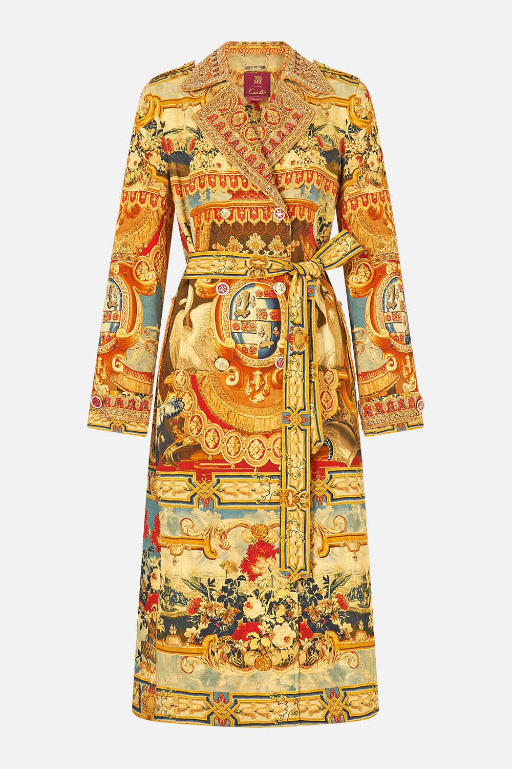 The CAMILLA Trench Coat in our Lifeís Rich Tapestry print.