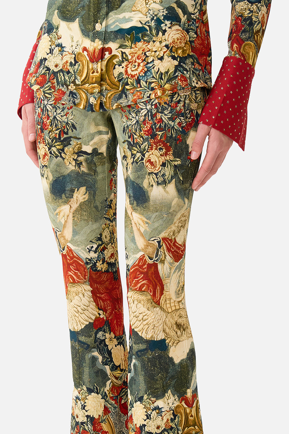 The CAMILLA JERSEY TURTLENECK MIDSUMMER MASTERPIECE in our  print.