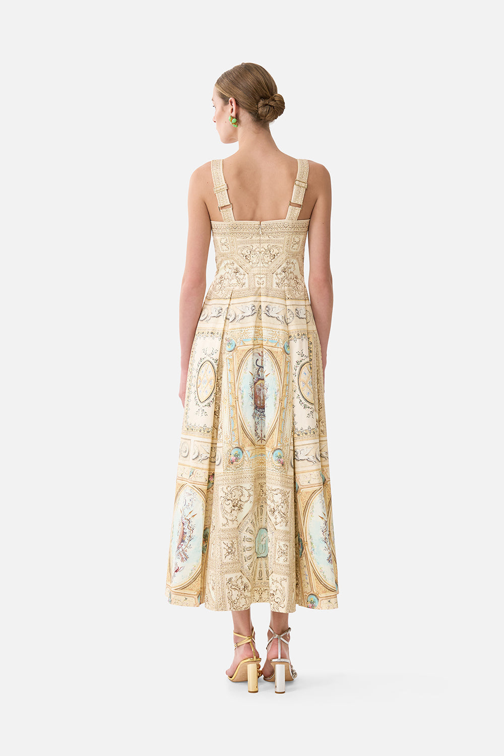 The CAMILLA T SHAPE LONG KAFTAN ART FOR THE EMPRESS in our  print.