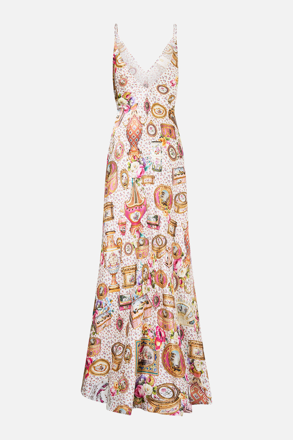 The CAMILLA KIDS ROUND NECK TIE SHOULDER ONE PIECE CHINOISERIE CHILD in our CHINOISERIE CHILD print.
