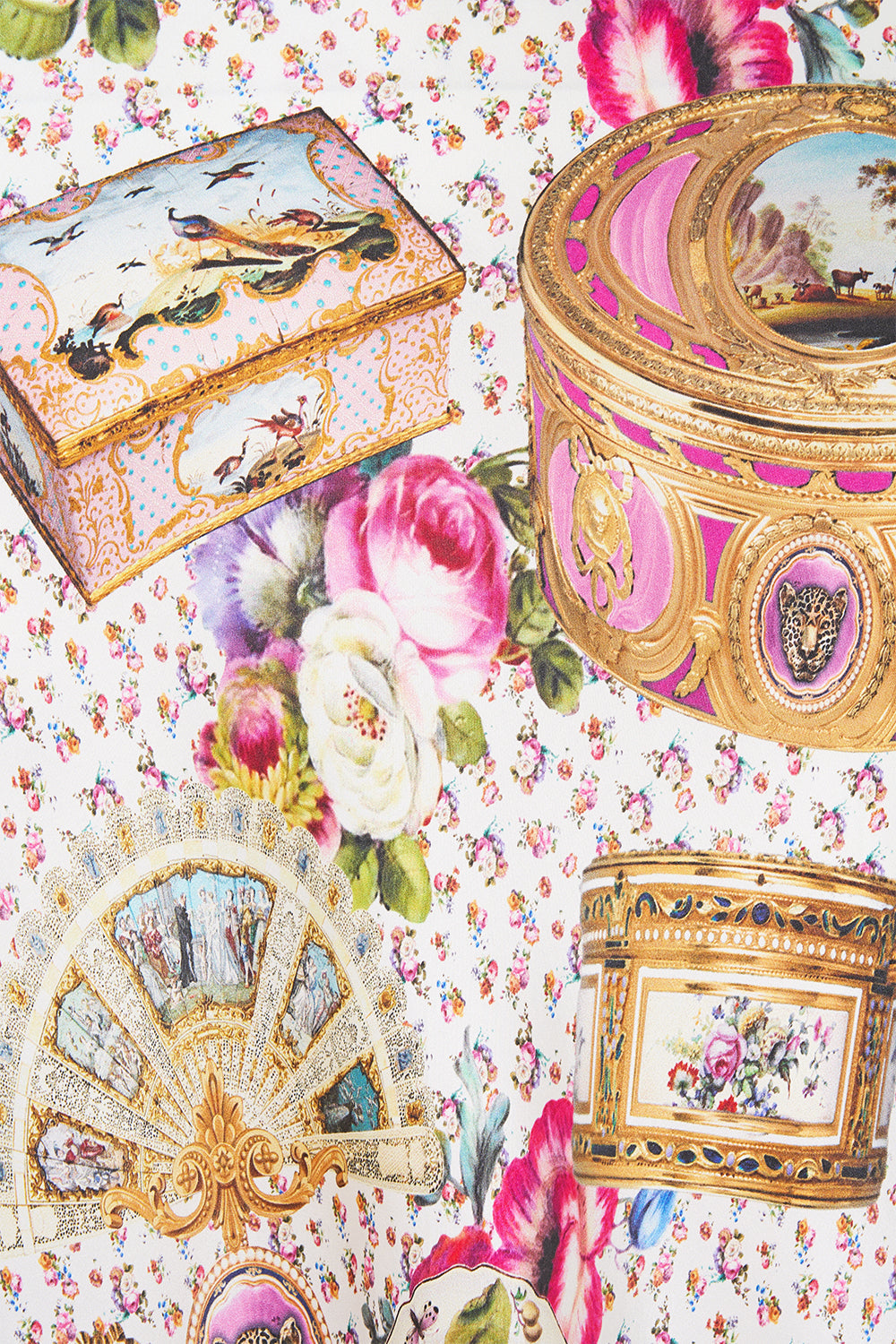 The CAMILLA KIDS ROUND NECK TIE SHOULDER ONE PIECE CHINOISERIE CHILD in our  print.