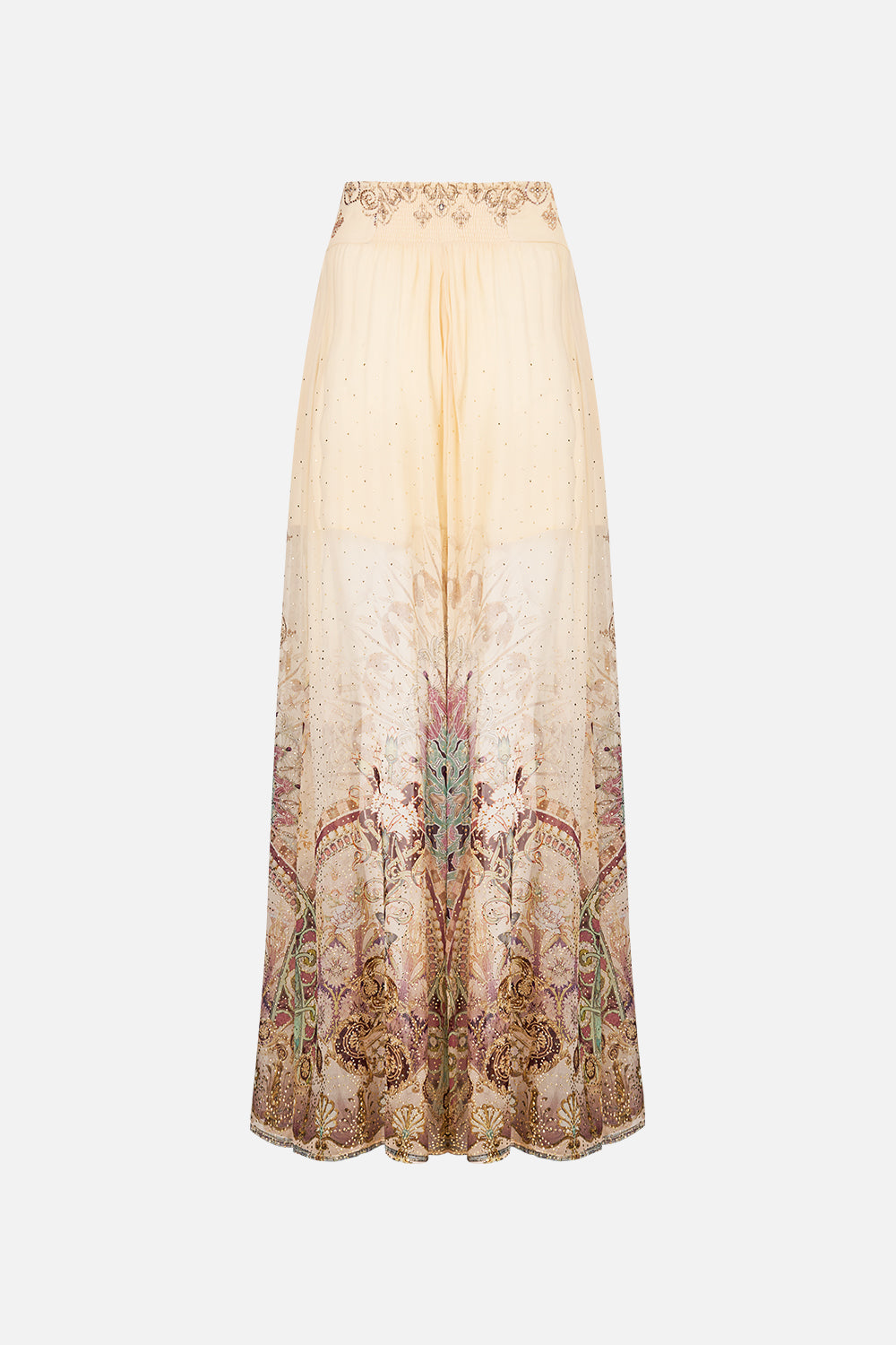 SHEER WIDE LEG PANT A MEETING OF MASTERPIECES