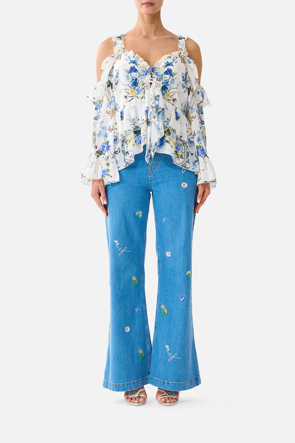 The CAMILLA JENNA HIGH WAISTED FLARE DENIMDENIM