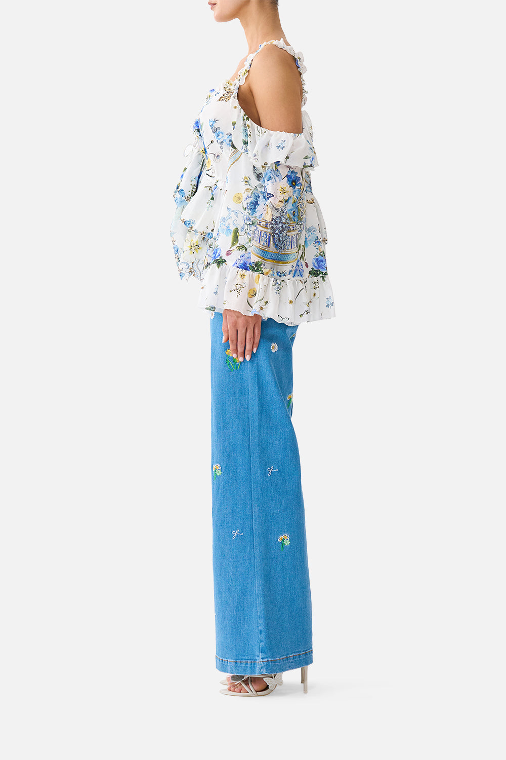 The CAMILLA JENNA HIGH WAISTED FLARE DENIM