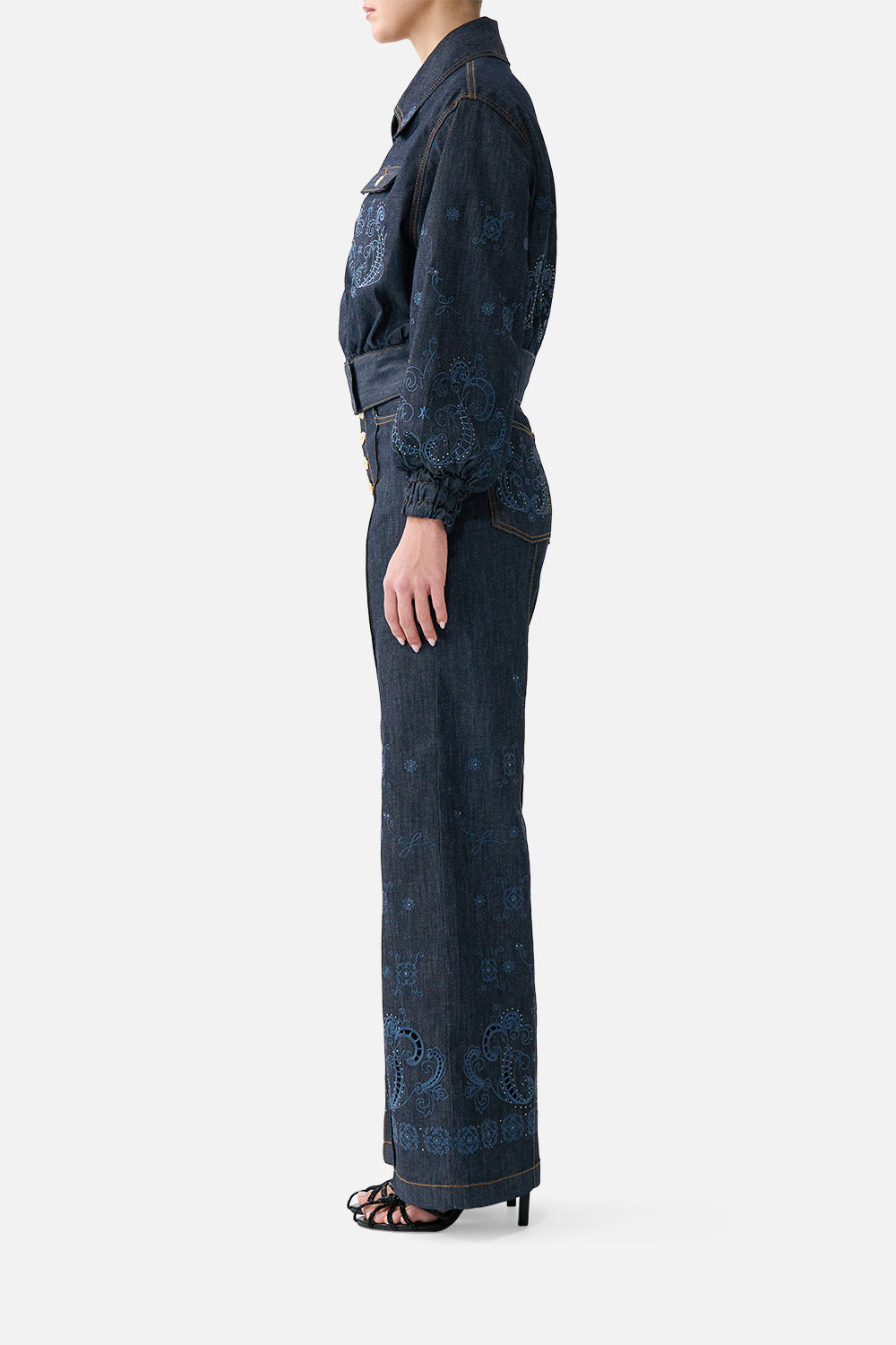 The CAMILLA JENNA HIGH WAISTED FLARE DENIM