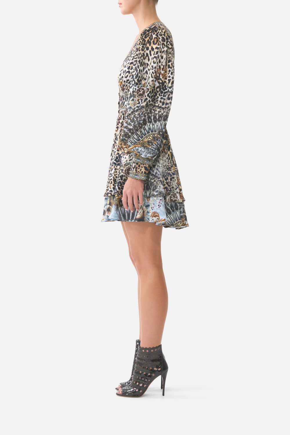 The CAMILLA KIDS STRAIGHT NECK ONE PIECE W BOWS SHE’S NO WALLFLOWER in our SHE’S NO WALLFLOWER print.