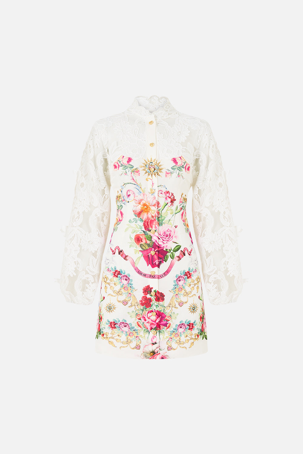 The CAMILLA KIDS GATHERED A LINE MIDI SKIRT THE PORCELAIN PARLOUR in our THE PORCELAIN PARLOUR print.