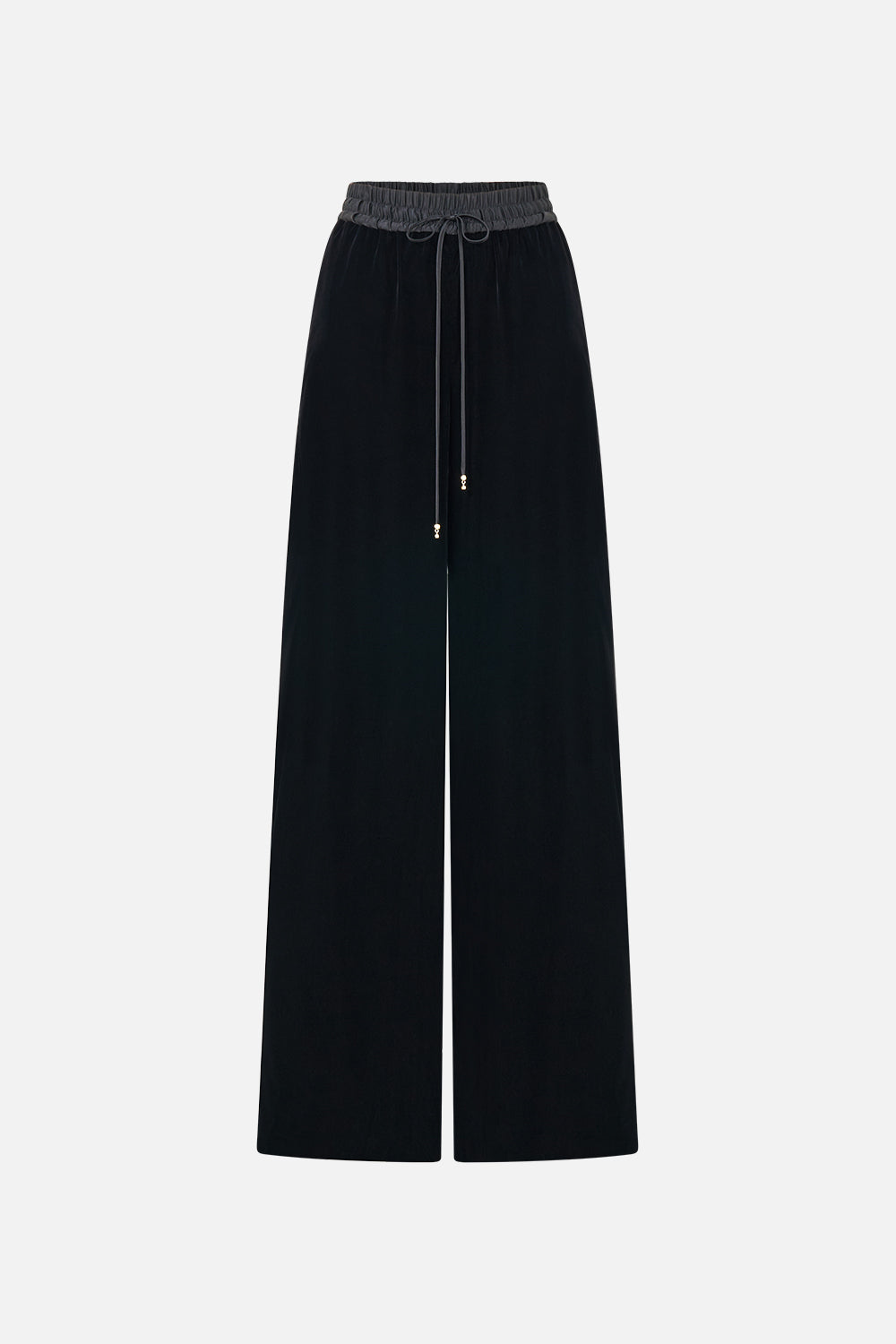 The CAMILLA VELVET RELAXED TRACK PANT WITH SIDE PANEL LEOPARD LIBERTINE